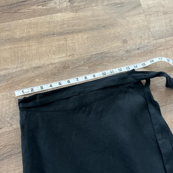 Rare* Linen Aritiza Wilfred Eleta Wrap Skirt 
Sz M - Picture 10 of 13